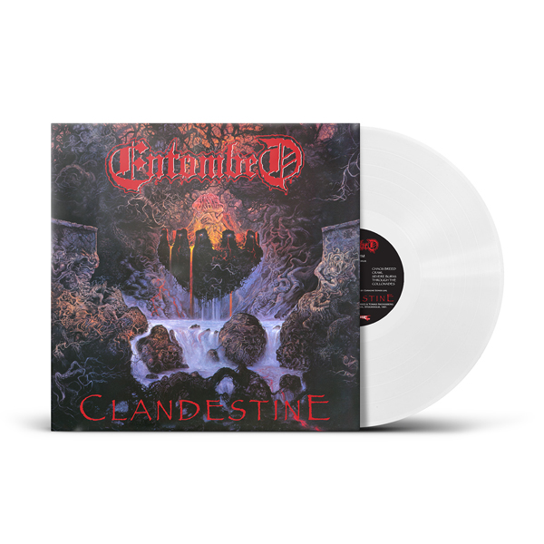 ENTOMBED - Clandestine LP (white vinyl)