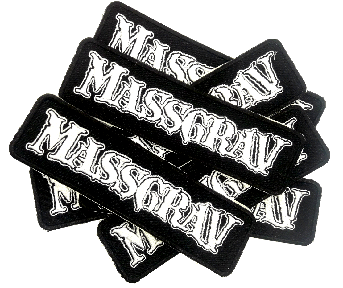 MASSGRAV - vyšívaná nášivka / embroidered patch