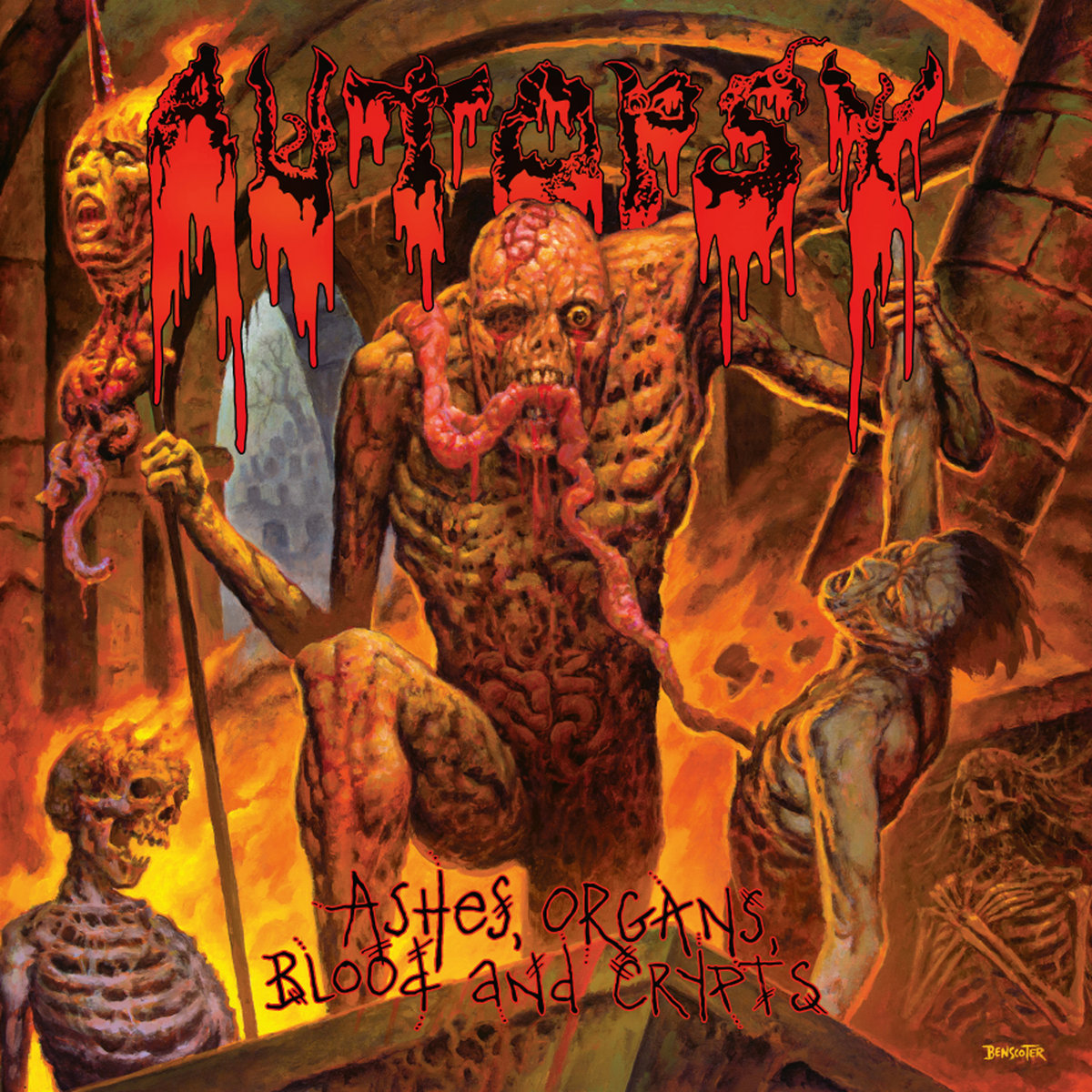 AUTOPSY - Ashes, Organs, Blood and Crypts LP