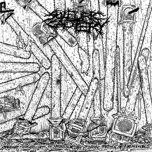 SULFURIC CAUTERY - Chainsaws Clogged With The Underdeveloped Brain Matter Of Xenophobes LP