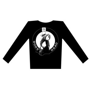 BORN/DEAD - Logo - tričko s dlouhým rukávem