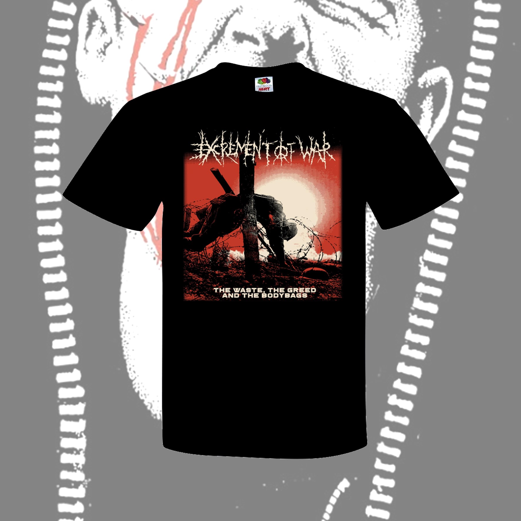 EXCREMENT OF WAR - The Waste, The Greed And The Bodybags - tričko