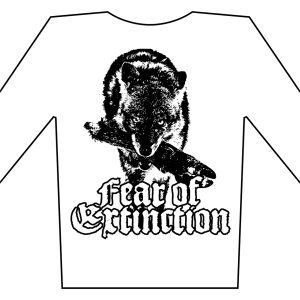 FEAR OF EXTINCTION - Vlk - tričko s dlouhým rukávem