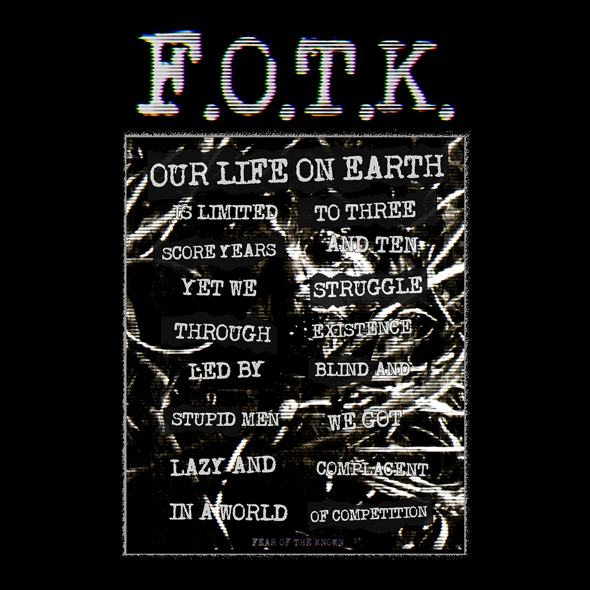 FEAR OF THE KNOWN - Our Life On Earth - damské tričko - Obrázek 2