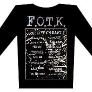 FEAR OF THE KNOWN - Our Life On Earth - tričko s dlouhým rukávem