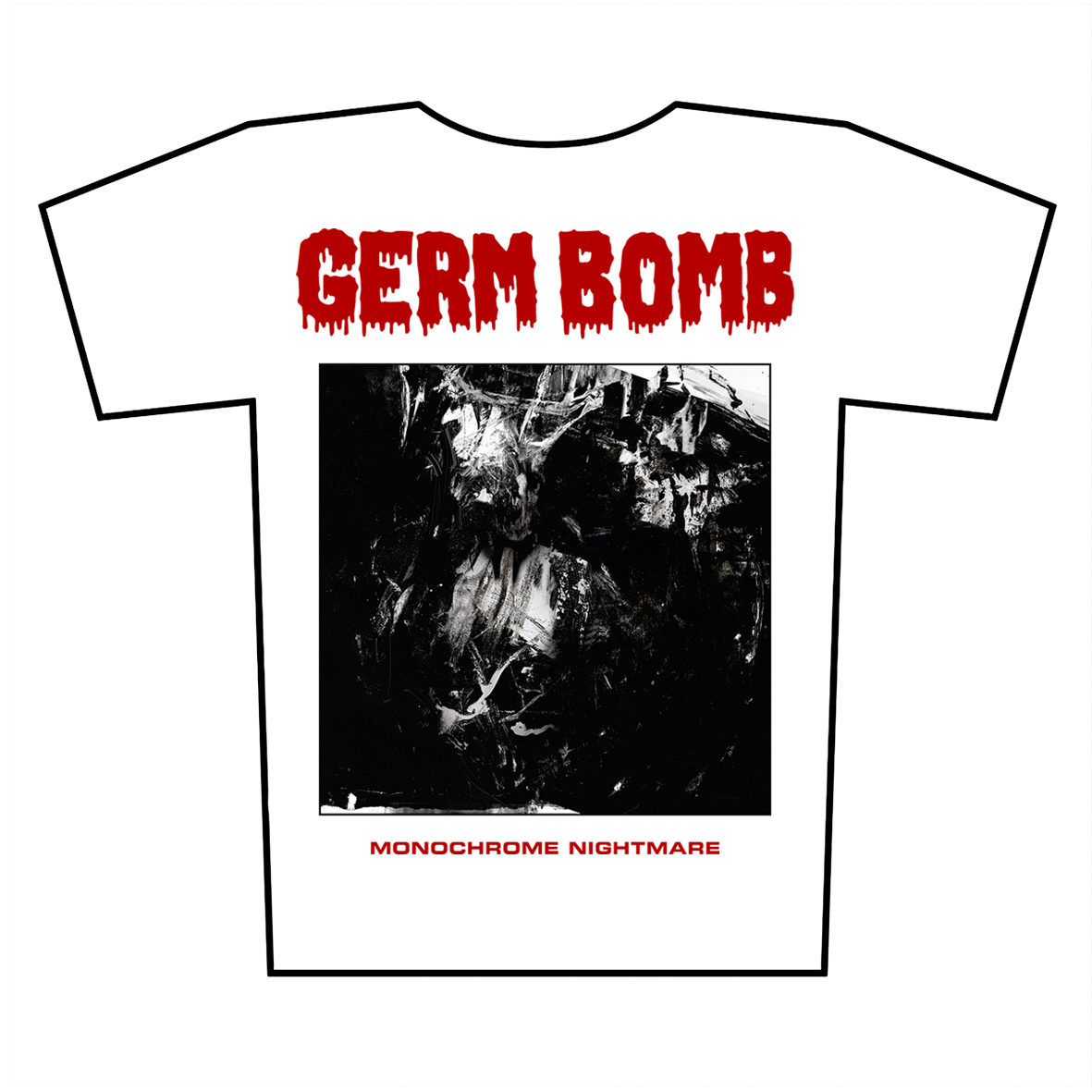 GERM BOMB - Monochrome nightmare - tričko