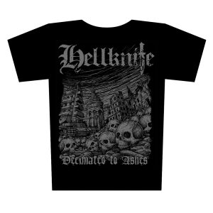 HELLKNIFE - Decimated to ashes - t-shirt