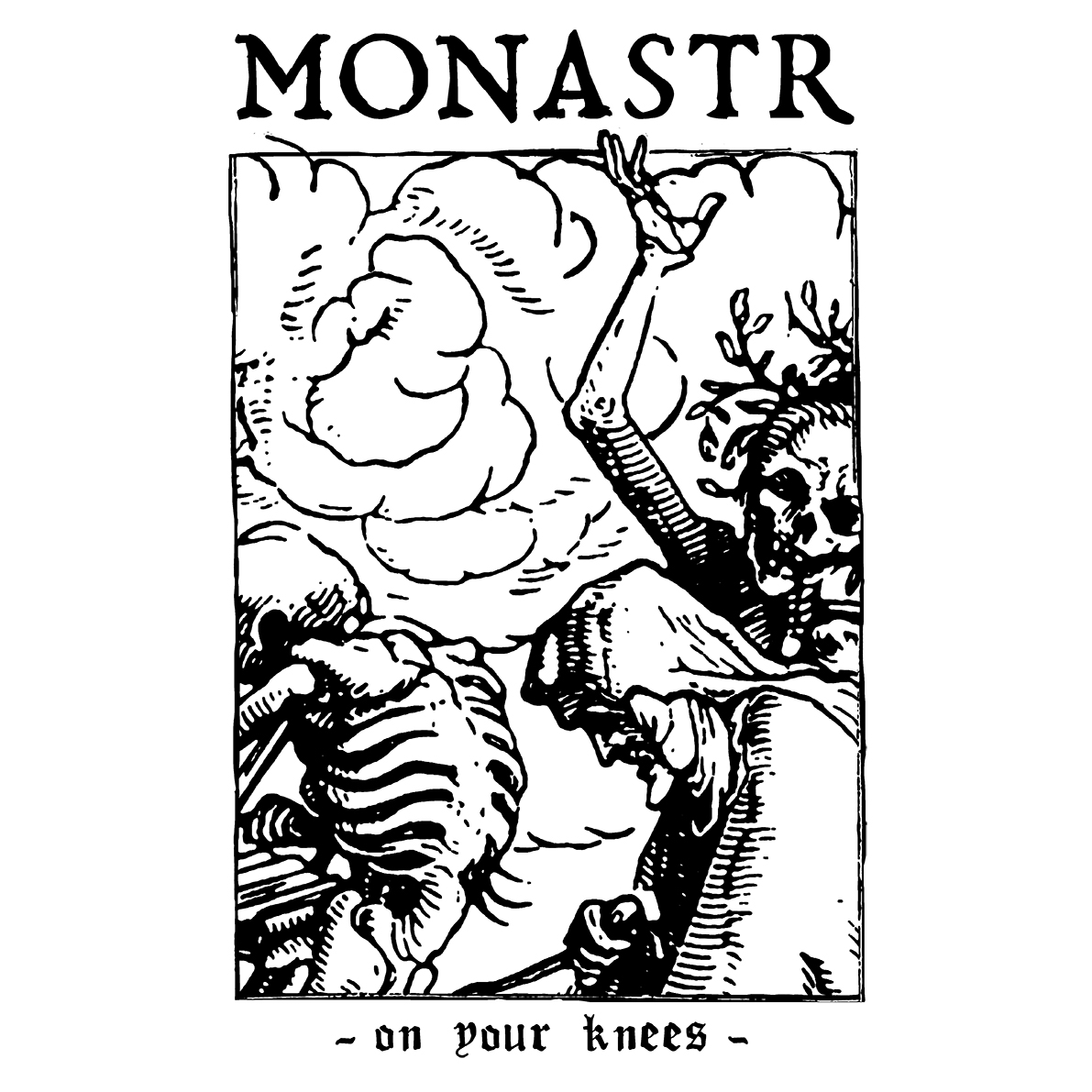 MONASTR - On Your Knees - damské tričko - Obrázek 2