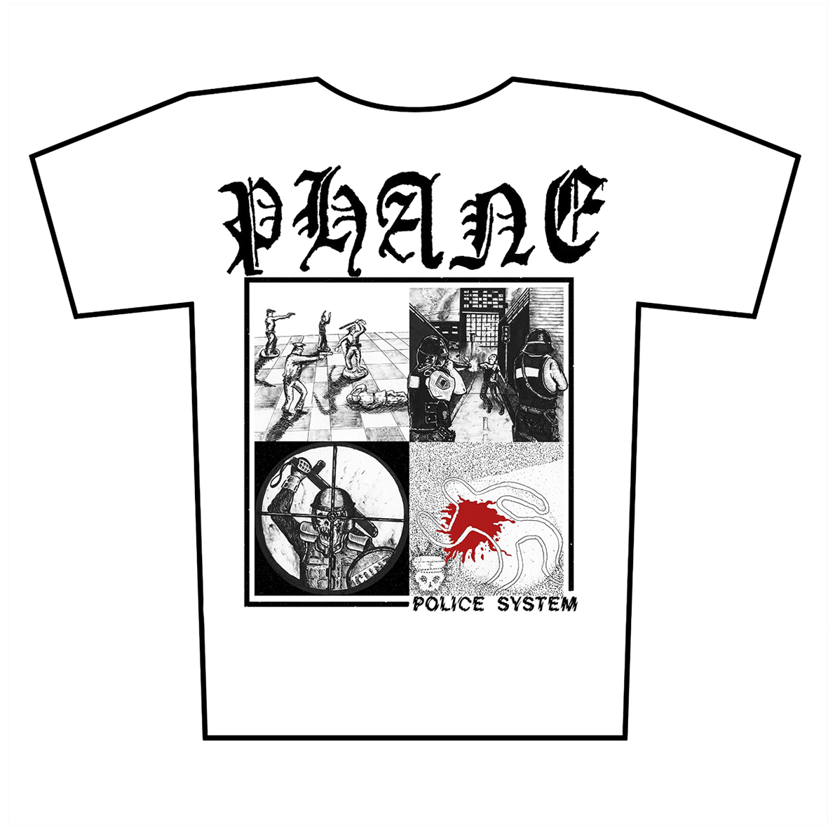 PHANE - Police System - damské tričko