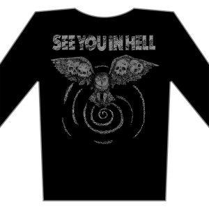 SEE YOU IN HELL - Owl - longsleeve t-shirt