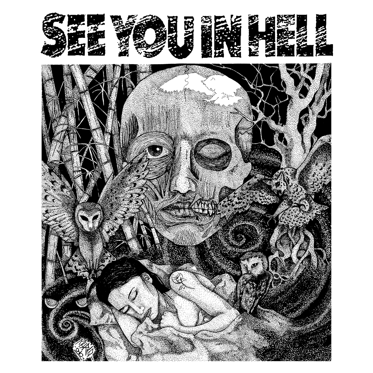 SEE YOU IN HELL - Devil - tričko s dlouhým rukávem - Obrázek 2
