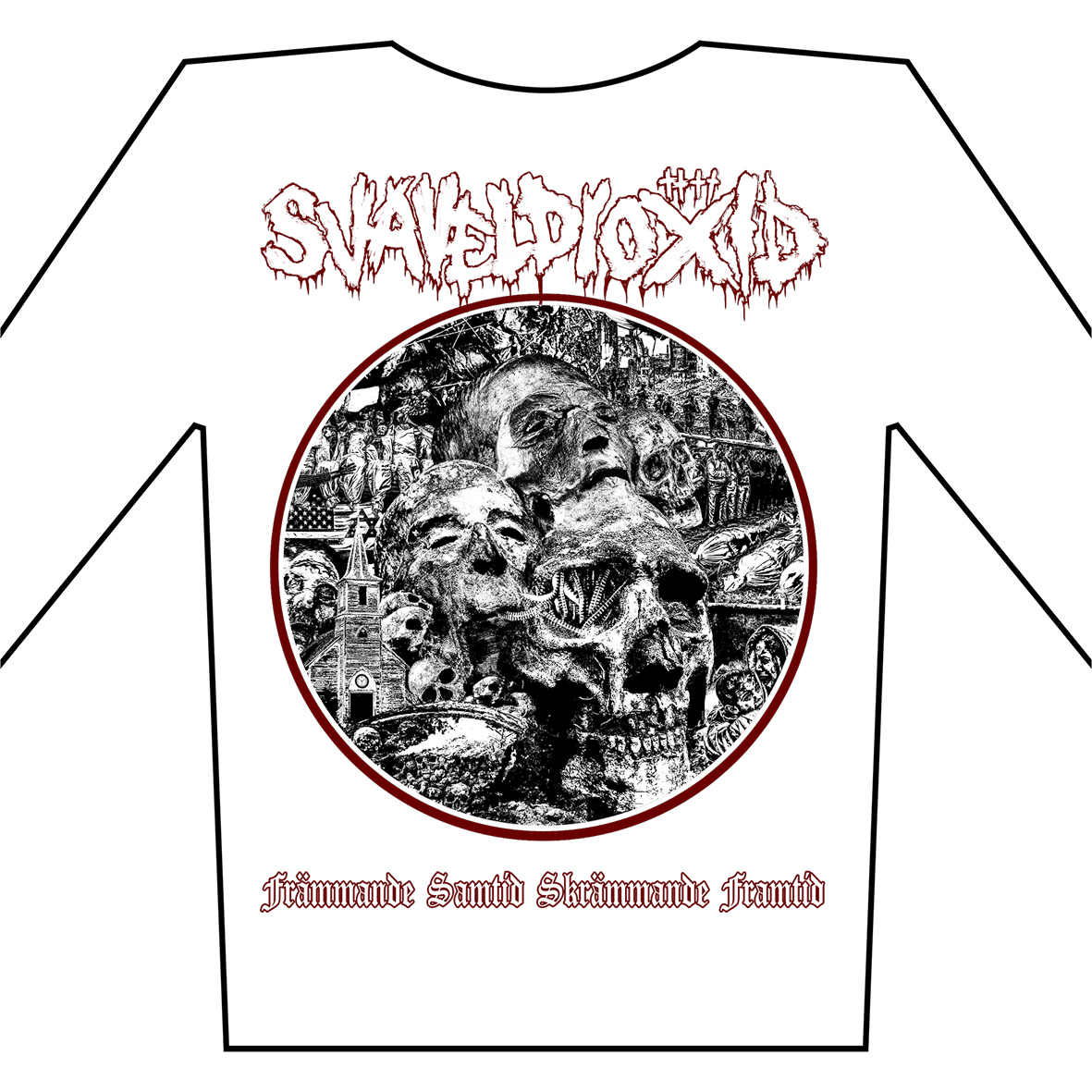 SVAVELDIOXID - Främmande Samtid Skrämmande Framtid - longsleeve t-shirt