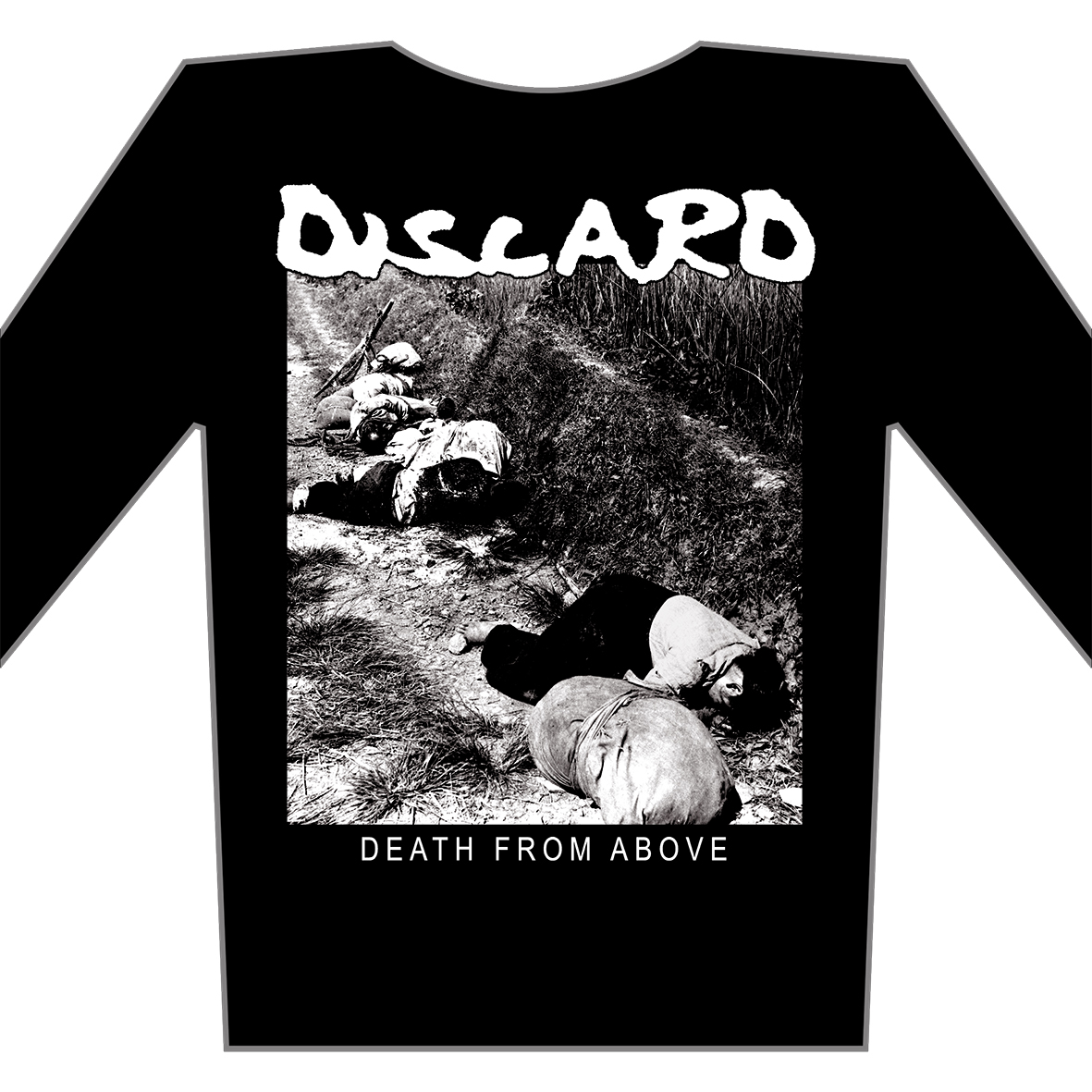 DISCARD - Death from above - tričko s dlouhým rukávem