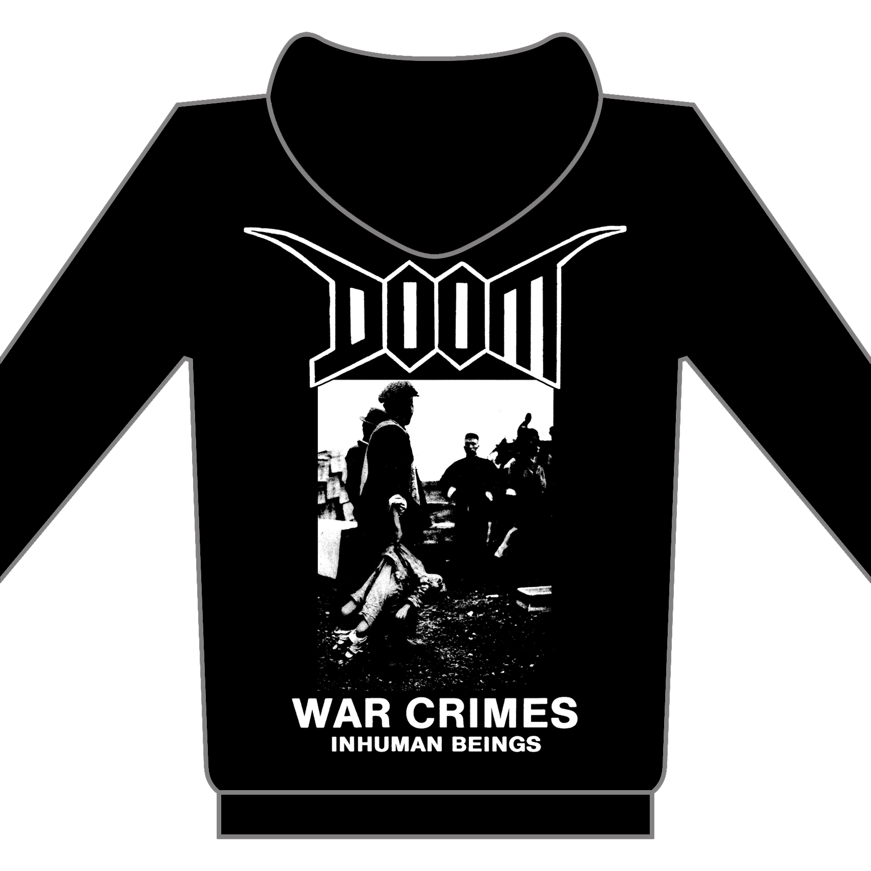 DOOM - War Crimes - mikina se zipem
