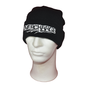 OVERCHARGE - full logo - turn up beanie