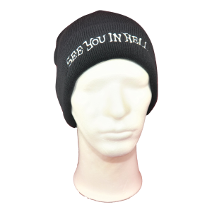 SEE YOU IN HELL - turn up beanie
