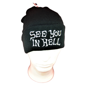 SEE YOU IN HELL - turn up beanie