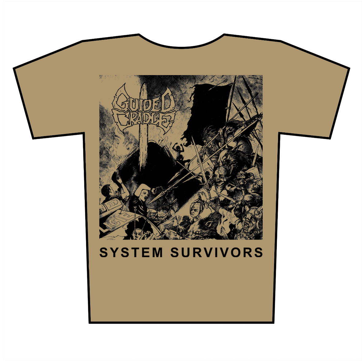 GUIDED CRADLE - System Survivors - tričko - Obrázek 2