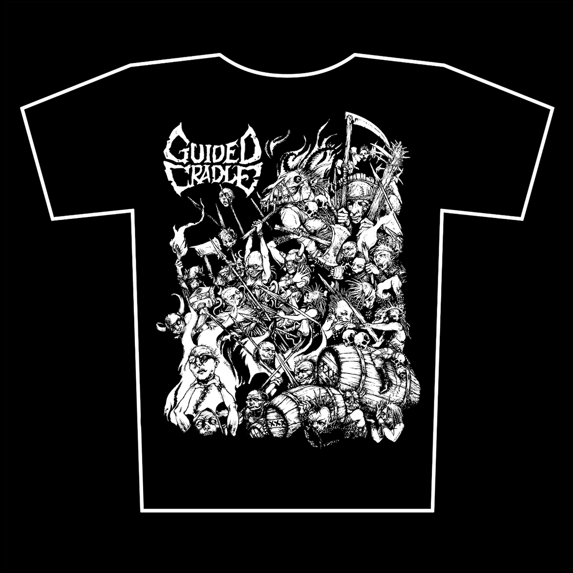 GUIDED CRADLE - You Won't Survive - tričko