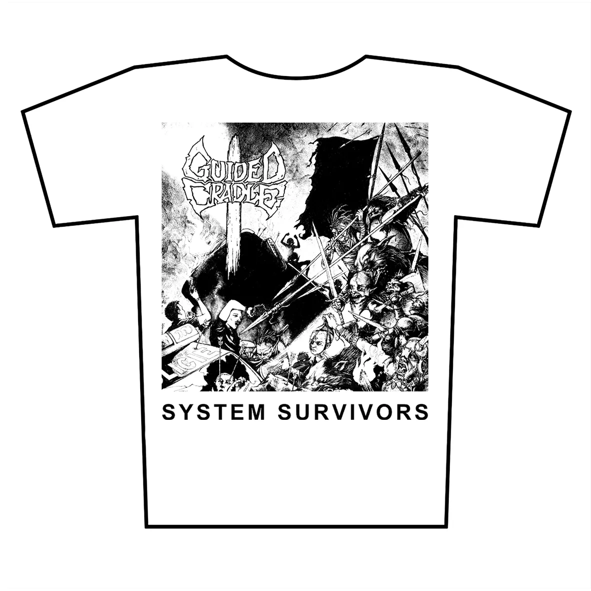 GUIDED CRADLE - System Survivors - tričko