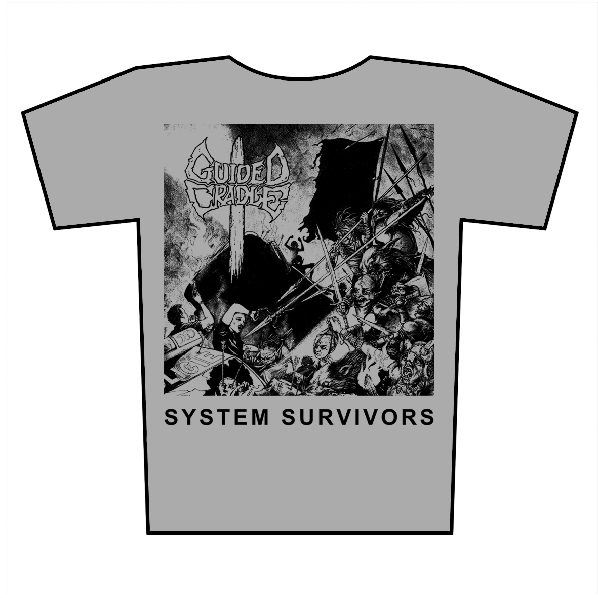 GUIDED CRADLE - System Survivors - tričko - Obrázek 4