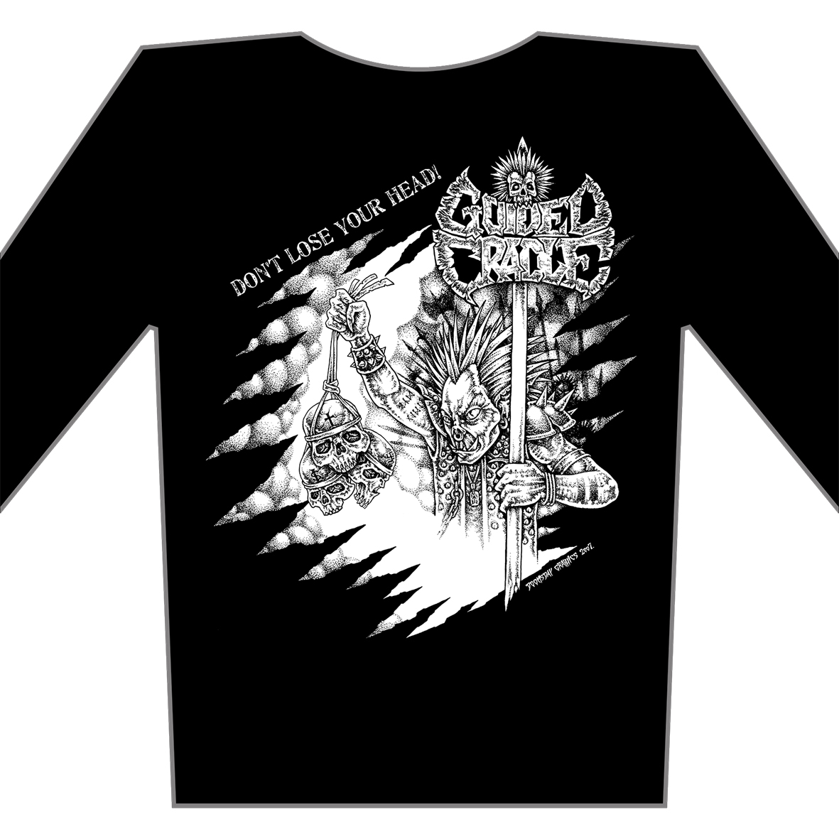 GUIDED CRADLE - Don't Loose Your Head - longsleeve t-shirt