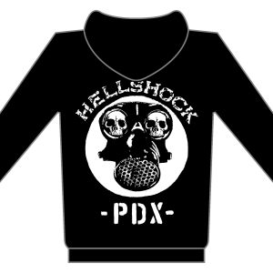 HELLSHOCK - PDX - zipper hoodie