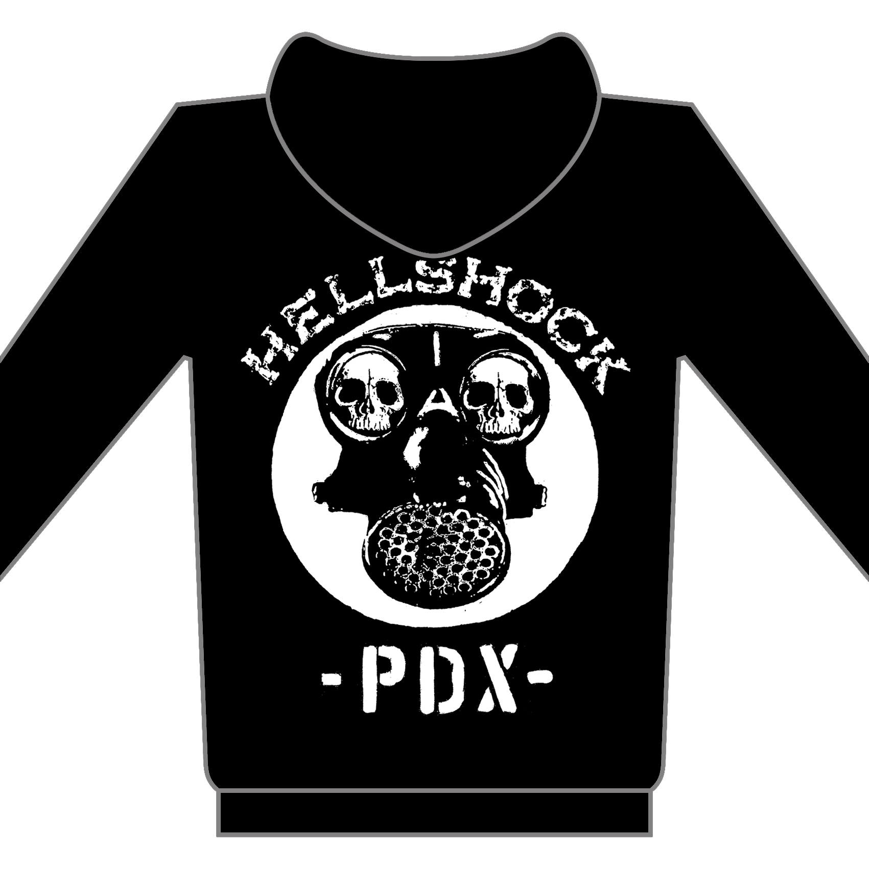 HELLSHOCK - PDX - hoodie