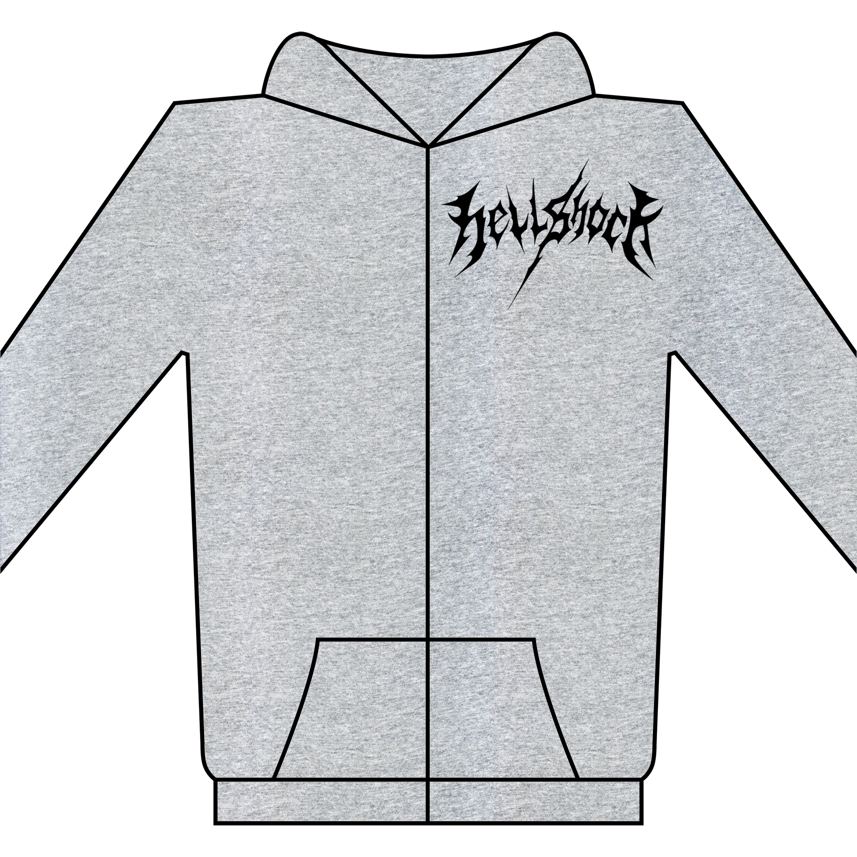 HELLSHOCK - They Wait For You Still - mikina se zipem - Obrázek 2