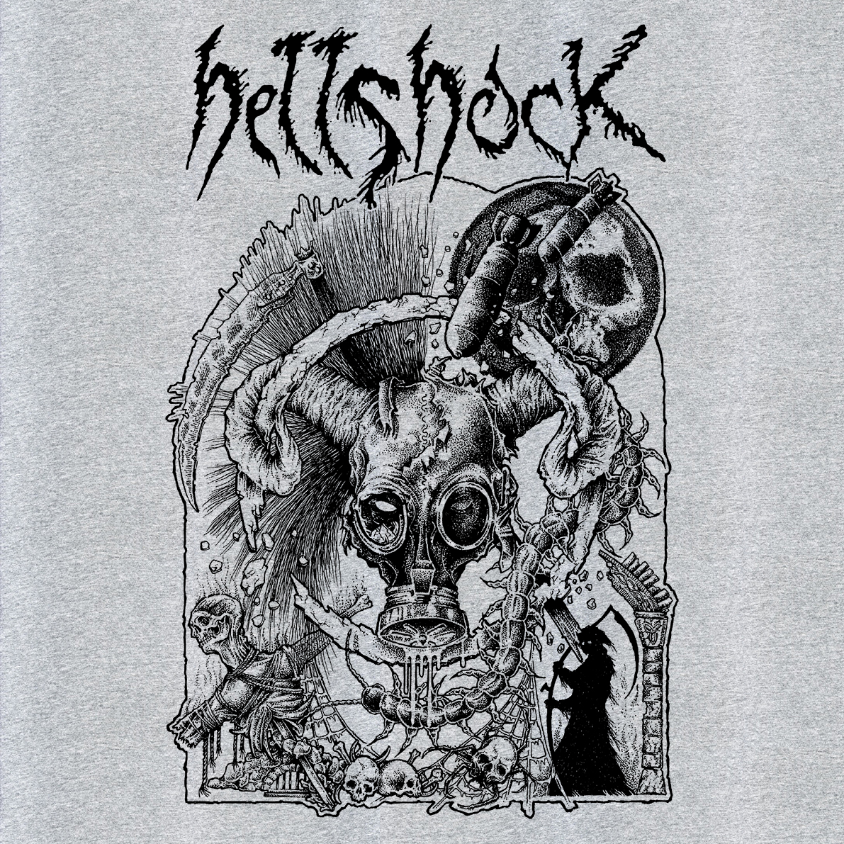 HELLSHOCK - 4th LP - mikina - Obrázek 3
