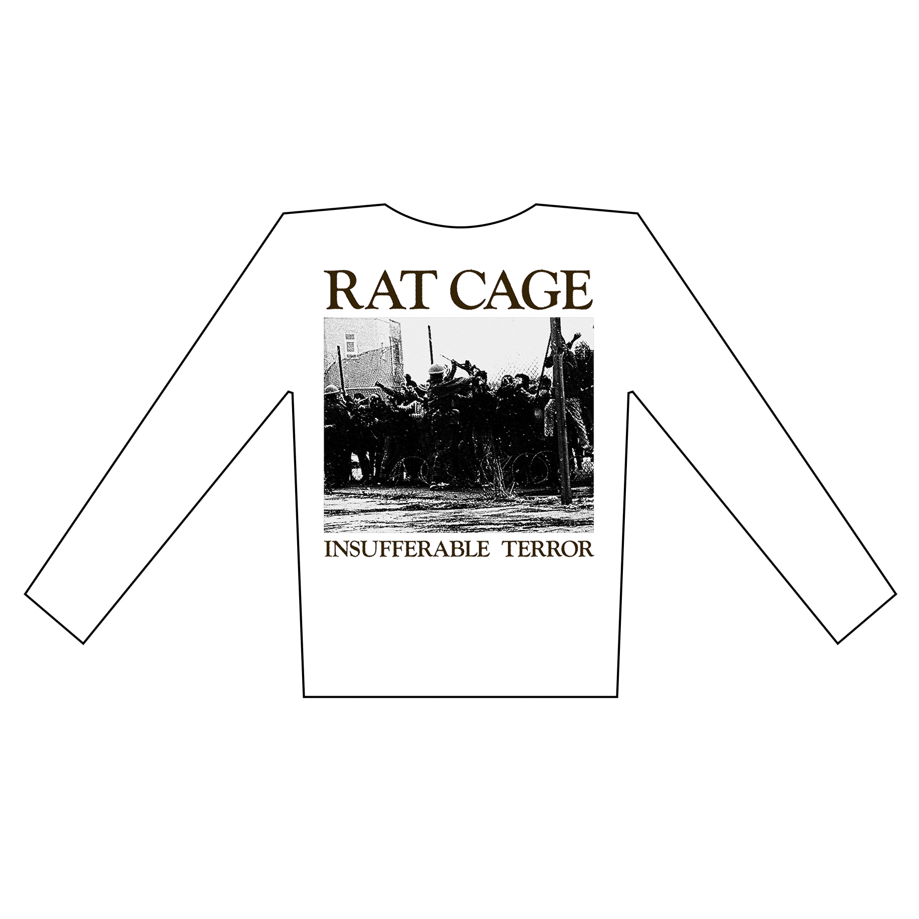RAT CAGE - Insufferable Terror - tričko s dlouhým rukávem