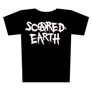 SCARED EARTH - logo  - ladies t-shirt