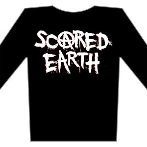 SCARED EARTH - logo - longsleeve t-shirt