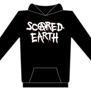 SCARED EARTH - logo - hoodie
