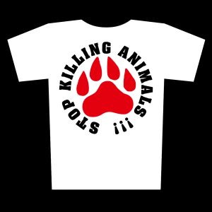 STOP KILLING ANIMALS - t-shirt