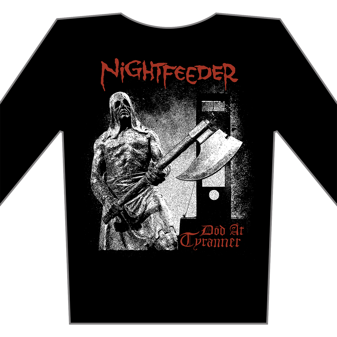 NIGHTFEEDER - Död Åt Tyranner - tričko s dlouhým rukávem