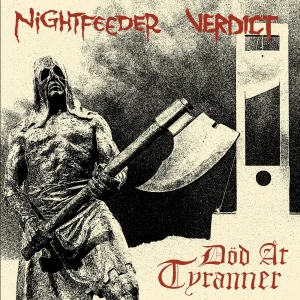 PR289 NIGHTFEEDER / VERDICT - Död Åt Tyranner - split LP (repress)