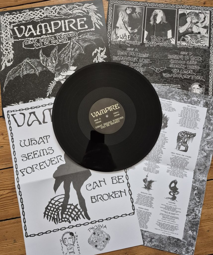 PR306 VAMPIRE - What Seems Forever Can Be Broken LP (repress)