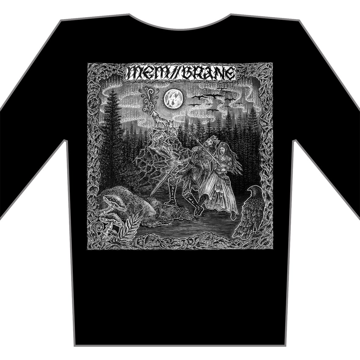 MEM//BRANE - s/t - tričko s dlouhým rukávem