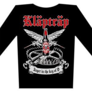 KLÄPTRÄP - Angry in the key of D - tričko s dlouhým rukávem