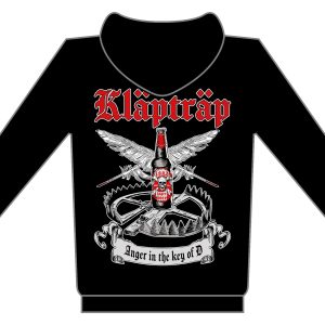 KLÄPTRÄP - Angry in the key of D - mikina se zipem