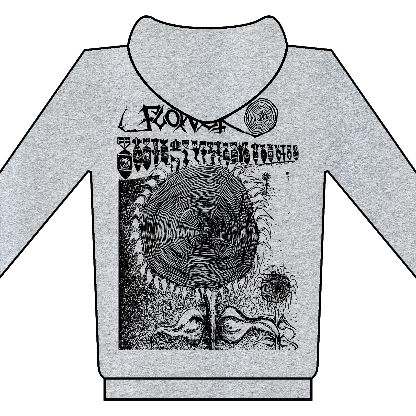 FLOWER - s/t - hoodie