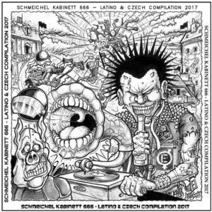 V/A Schmeichel Kabinett 666 - Latino & Czech Compilation 2017 7"EP V/A Schmeichel Kabinett 666 - Latino & Czech Compilation 2017 7"EP
