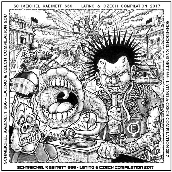 V/A Schmeichel Kabinett 666 - Latino & Czech Compilation 2017 7"EP V/A Schmeichel Kabinett 666 - Latino & Czech Compilation 2017 7"EP