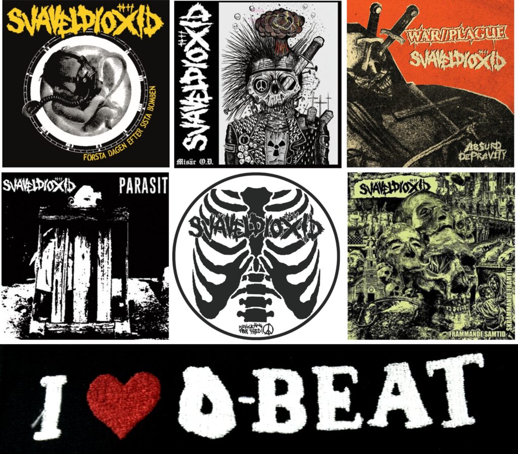 I Love D-beat SVAVELDIOXID vinyl bundle - 5x vinyls and bonuses LPs & 7"EPs