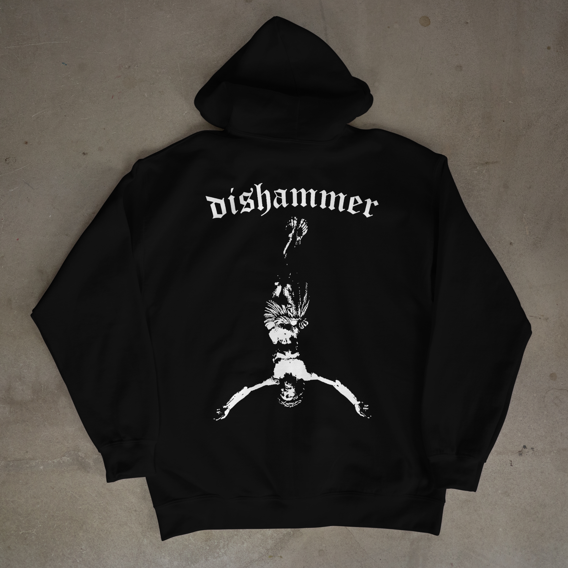 DISHAMMER - mikina se zipem