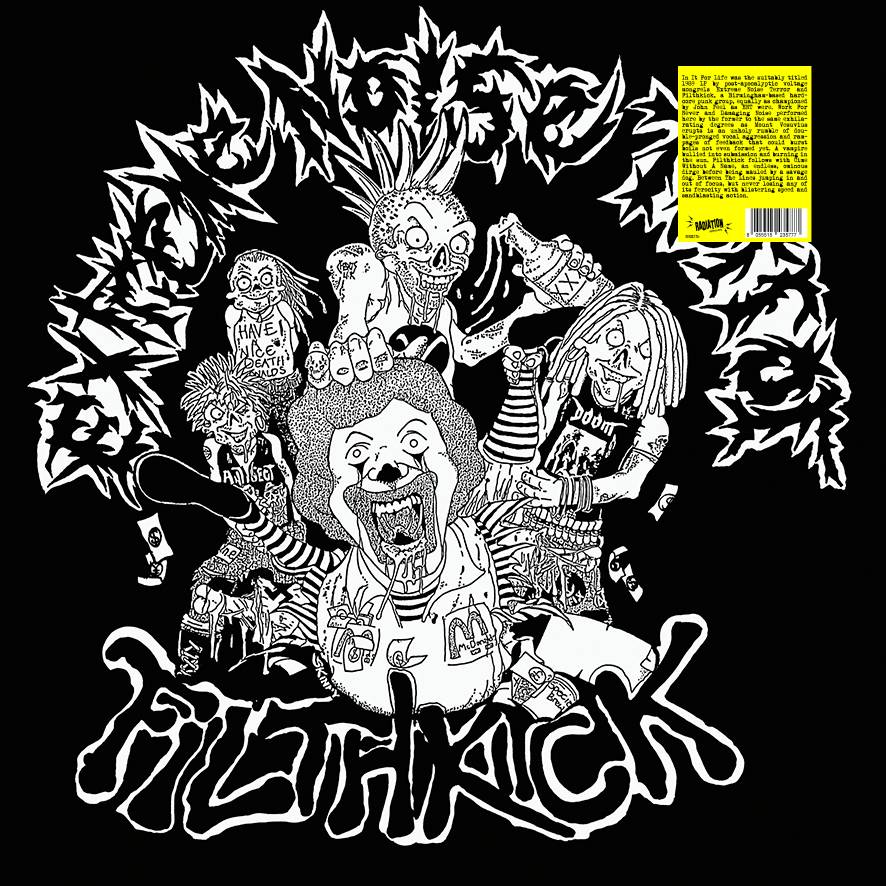 EXTREME NOISE TERROR / FILTHKICK - In it for life - split LP EXTREME NOISE TERROR / FILTHKICK - In it for life - split LP