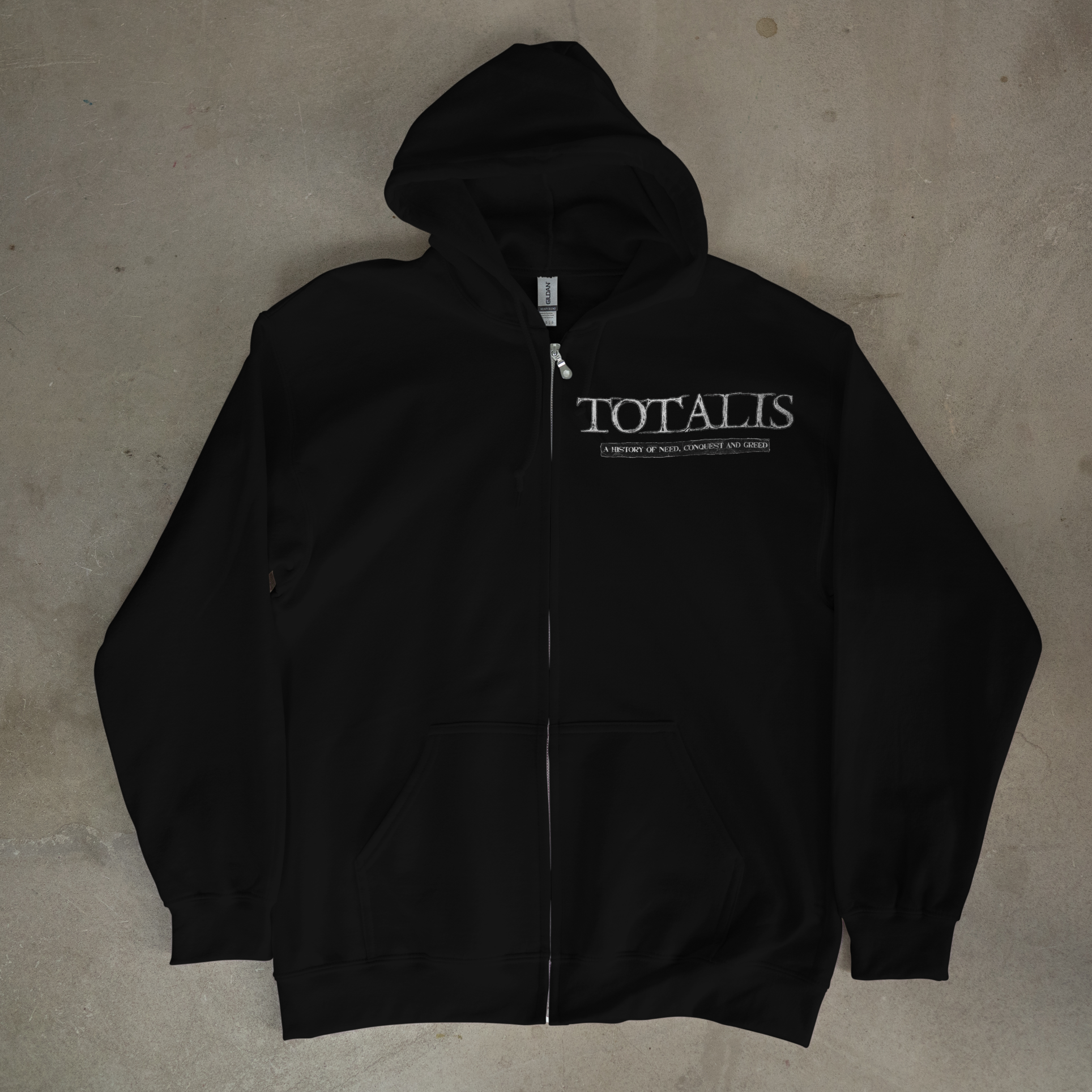 TOTALIS - Griefstate - mikina se zipem