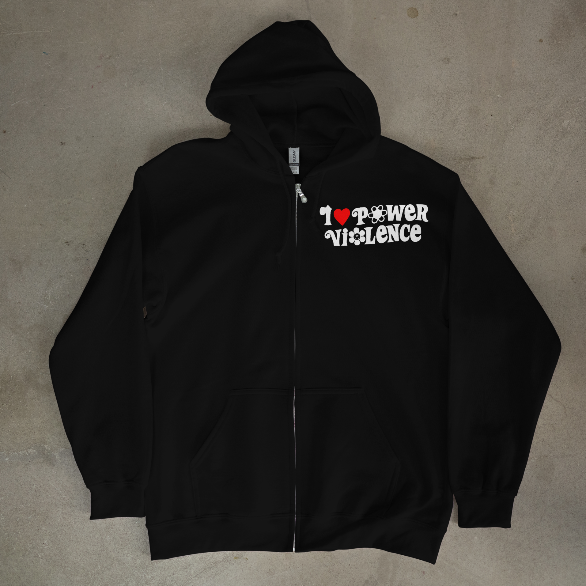 I LOVE POWER VIOLENCE- mikina