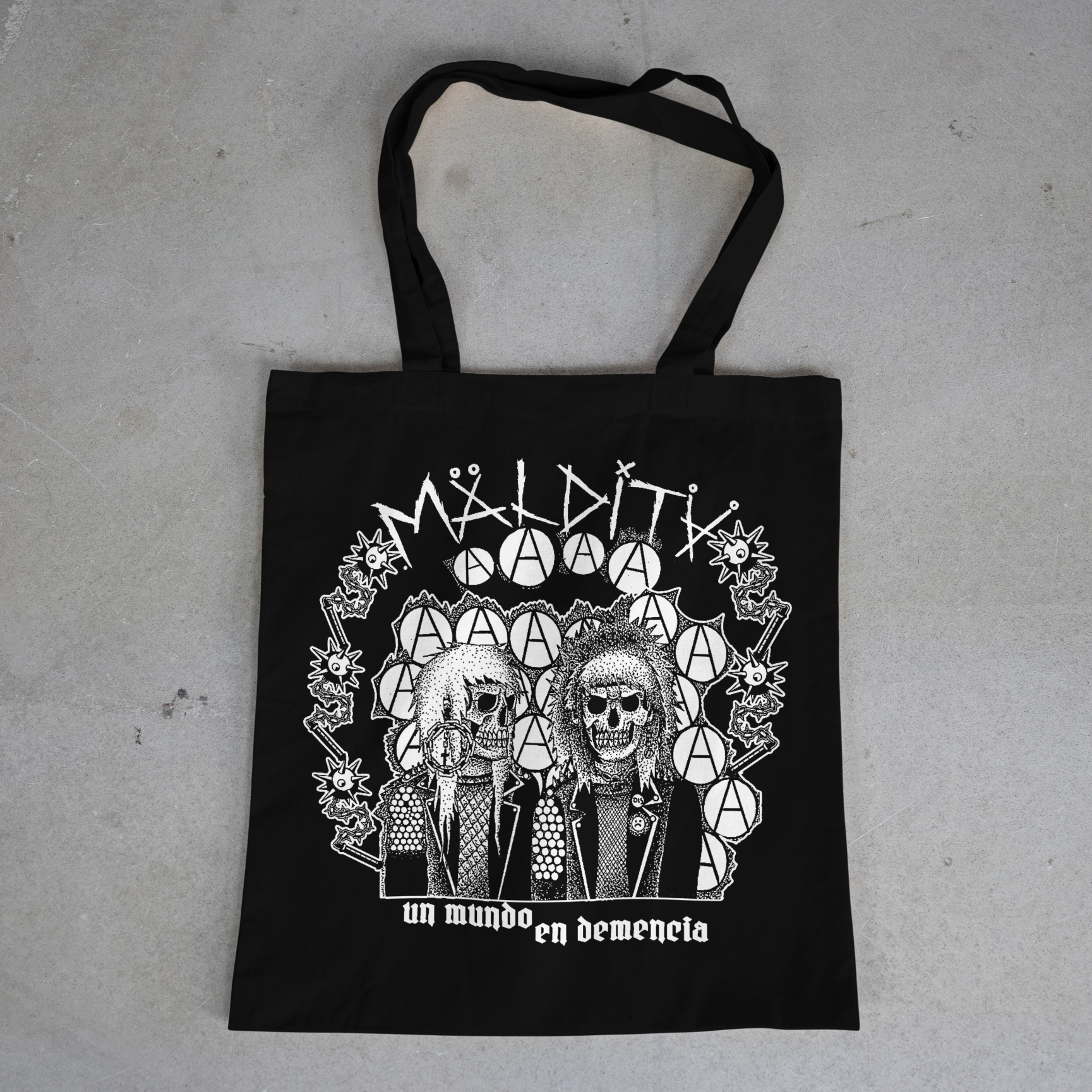 Maldita - Un Mundo En Demencia - dámské tričko Maldita - Un Mundo En Demencia - tote bag